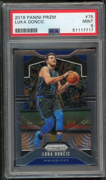 2019 Prizm Luka Doncic PSA 9 