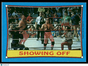 1987 Topps WWF Showing Off #63