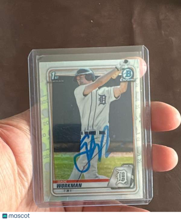 2020 Bowman Draft - Chrome Refractor Gage Workman #BD-33