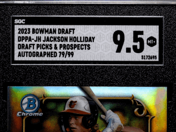2023 Bowman Draft Jackson Holliday #DPPA-JH DP&P Autograph SGC 9.5