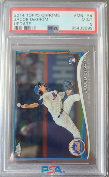 2014 Topps Chrome Update Jacob DeGrom PSA 9