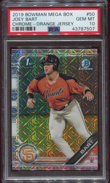 JOEY BART - 2019 Bowman Chrome Mega Box PSA 10