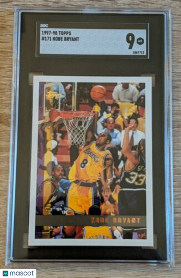 1997-98 Topps Kobe Bryant #171 SGC 9