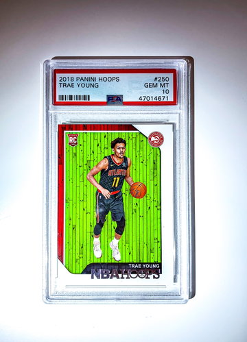Trae Young Hoops Rookie PSA 10