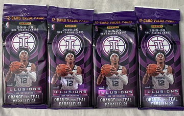 4X 2019-20 Illusions Basketball Value Packs