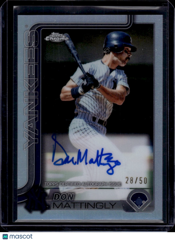 2025 2009 Topps Chrome Don Mattingly #CLA-DM /50
