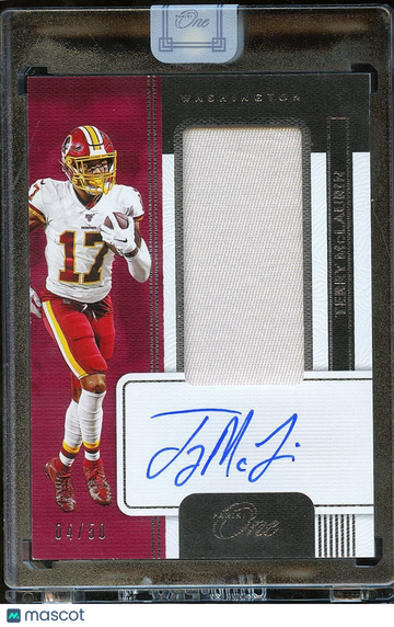 2020 Panini One Terry McLaurin Patch Panini Authentic