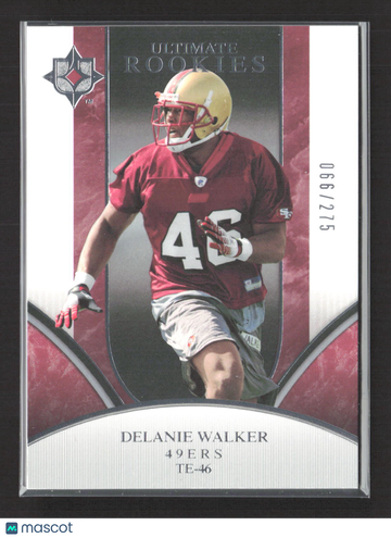 2006 Upper Deck Ultimate Collection Ultimate Rookies Delanie Walker #300 /275