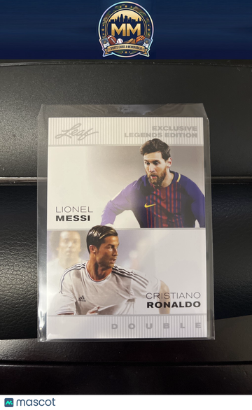 2022 Leaf Exclusive Legends Edition Lionel Messi / Cristiano Ronaldo #LM-CR Leaf Multi-Sport Special Release LegendsDoub