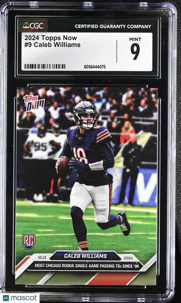 2024 Topps Now Caleb Williams #9 CGC 9