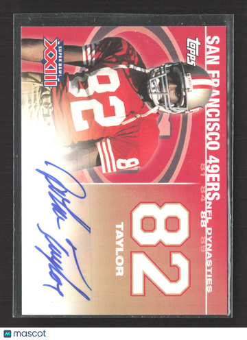 2008 Topps NFL Dynasties Tribute John Taylor #DYNA-JT /851
