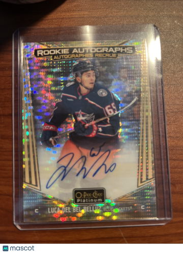 2024-25 O-Pee-Chee Platinum Luca Del Bel Belluz #R-LD Seismic Gold Rookie Upper Deck