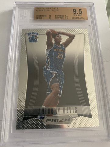 2012-13 Panini Prizm Anthony Davis 9.5