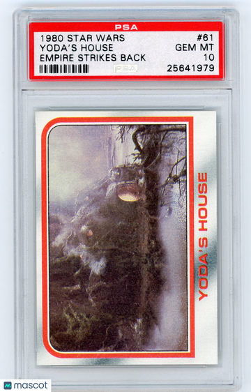 1980 Star Wars Empire Strikes Back Yoda's House #61 PSA 10