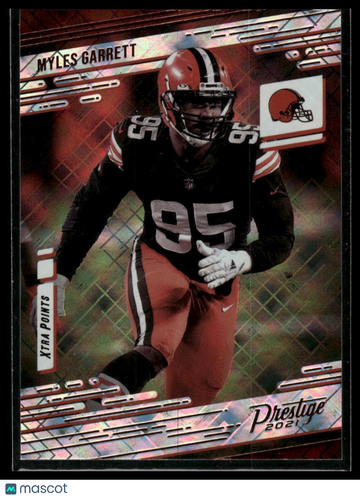 2021 Panini Prestige Myles Garrett #125 Xtra Points Diamond