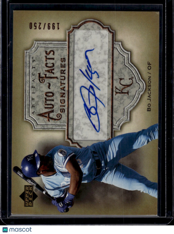 2006 Upper Deck Artifacts Auto-Facts Signatures Bo Jackson #AF-BO