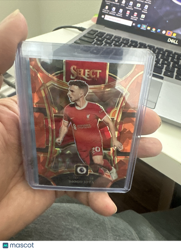 2022 Panini Select Premier League Diogo Jota #152 Orange Ice Prizm