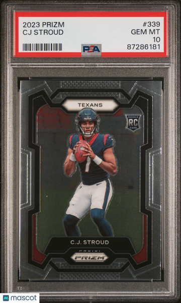 2023 Panini Prizm CJ Stroud #339 PSA 10
