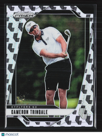 2025 Panini Prizm LIV Golf Cameron Tringale #51 White Black L-Pattern 45/54