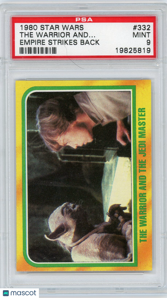 1980 Star Wars Empire Strikes Back The Warrior And.. . #332 PSA 9