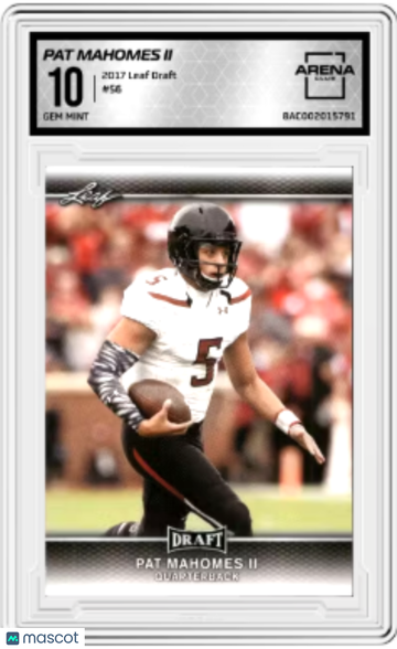 2017 Leaf Draft Pat Mahomes II #56 Arena Club 10