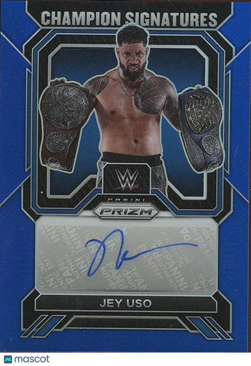 2023 Jey Uso Blue Prizm Panini Authentic
