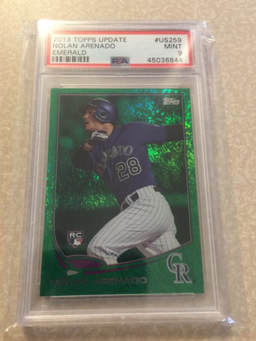 Nola Arenado 2013 Topps Update Emerald Rc