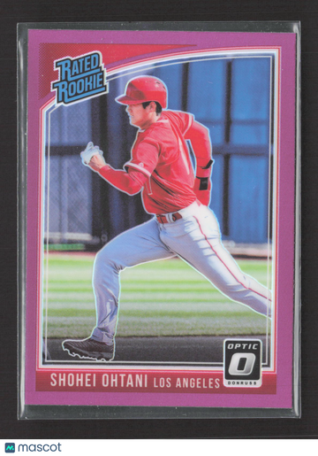 2018 Panini Donruss Optic Prizm Shohei Ohtani #56 Purple