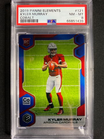 2019 Panini Kyler Murray Rookie Elements Cobalt /10 PSA 8 RC SSP