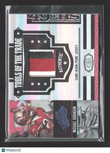 2007 Playoff Absolute Memorabilia Tools of the Trade Michael Robinson #TOT-110 Game-Worn Prime Jersey