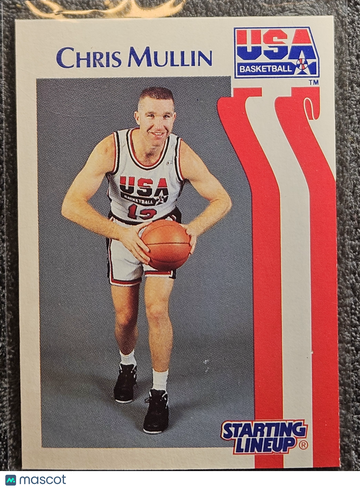 1992 Kenner Starting Lineup USA Basketball Hand Cut Dream Team Chris Mullin