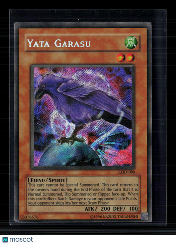 2003 Yu-Gi-Oh! Legacy of Darkness Yata-Garasu Holo Secret Rare