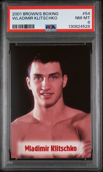 2001 Brown's Boxing Wladimir Klitschko #54 PSA 8