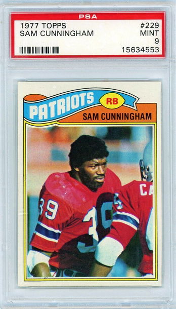 1977 Topps Sam Cunningham #229 PSA 9 P1266