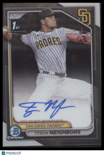 2024 Bowman Draft - Chrome Prospect Autographs Tyson Neighbors #CPA-TN