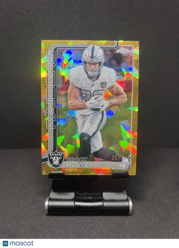 2025 CHROME SAPPHIRE BROCK BOWERS GOLD REFRACTOR /50