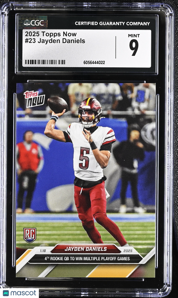2025 Topps Now Jayden Daniels #23 CGC 9