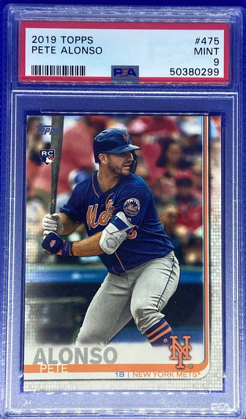 2019 Topps Pete Alonso PSA 9 Mint