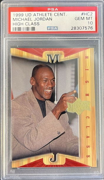 1999 Upper Deck UD Athlete of the Century High Class HC2 Michael Jordan PSA 10 Gem Mint