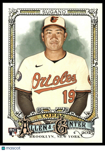 2025 Topps Allen & Ginter Tomoyuki Sugano #149 RC