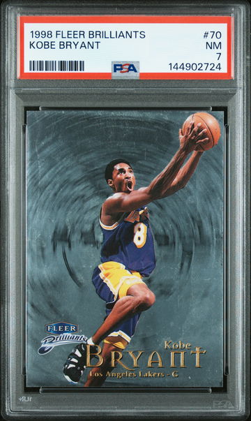 1998 Fleer Brilliants Kobe Bryant #70 PSA 7