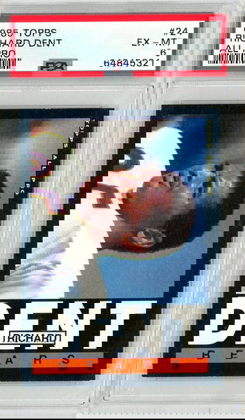 1985 Topps Richard Dent Rookie #24 PSA 6 P1360