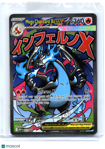 Mega Evolution Promo Mega Charizard X EX Holo Black Star Promo (Sealed) #023