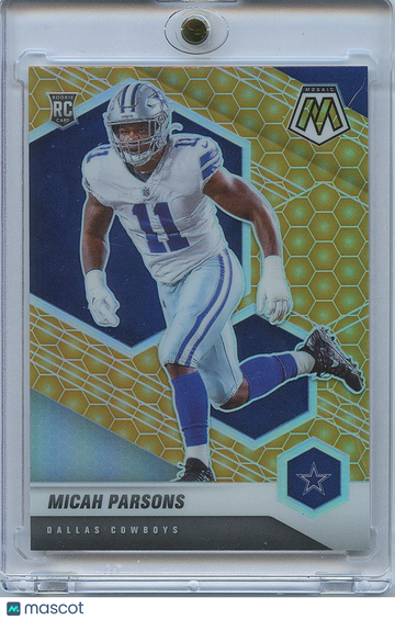 2021 Panini Mosaic Micah Parsons Rookie Panini Authentic