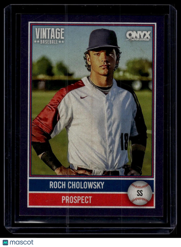 2026 Onyx Vintage Roch Cholowsky #OV-ROCH Purple Bordered SN150
