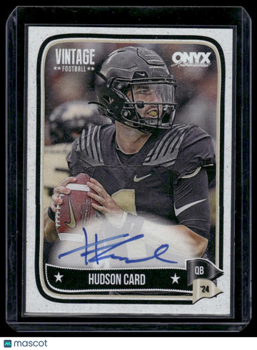 2024 Onyx Vintage Hudson Card #VAHUCA Autographs AU
