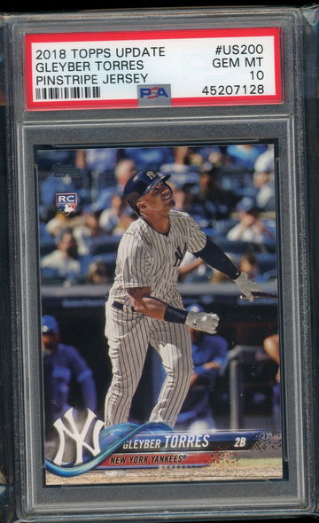 2018 Topps Update Gleyber Torres US200 PSA10