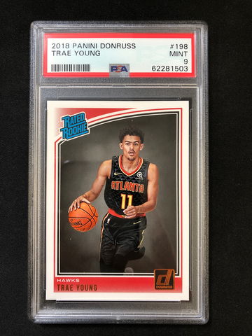 2018 Panini Donruss - Trae Young - Rated Rookie Base PSA 9