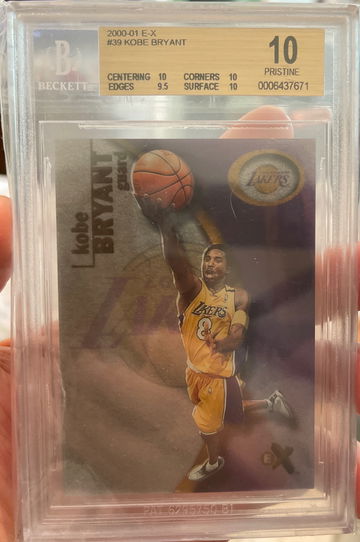 2000-2001 E-X Kobe Bryant pristine 10 BGS