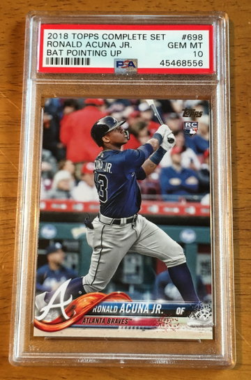2018 Topps Complete Set Ronald Acuna Jr #698